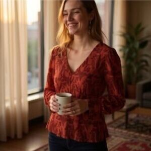 Anthropologie Eva Franco Blouse, size Small